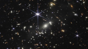 Stars seen through a telescope