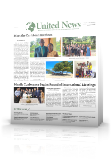 Tilted cover of March - April United News 2024