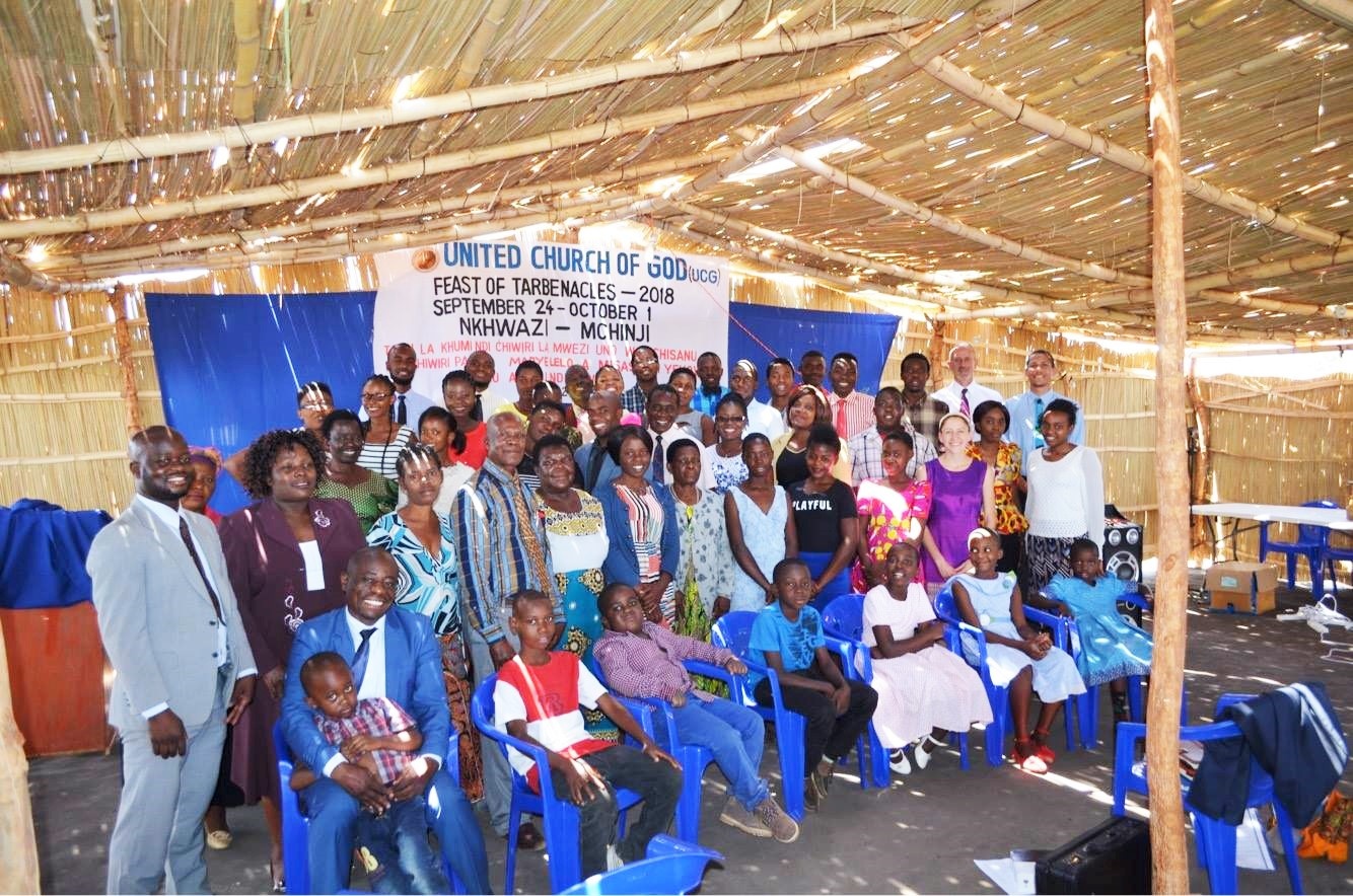 Members at the 2018 Feast of Tabernacles in Nkhwazi, Malawi.